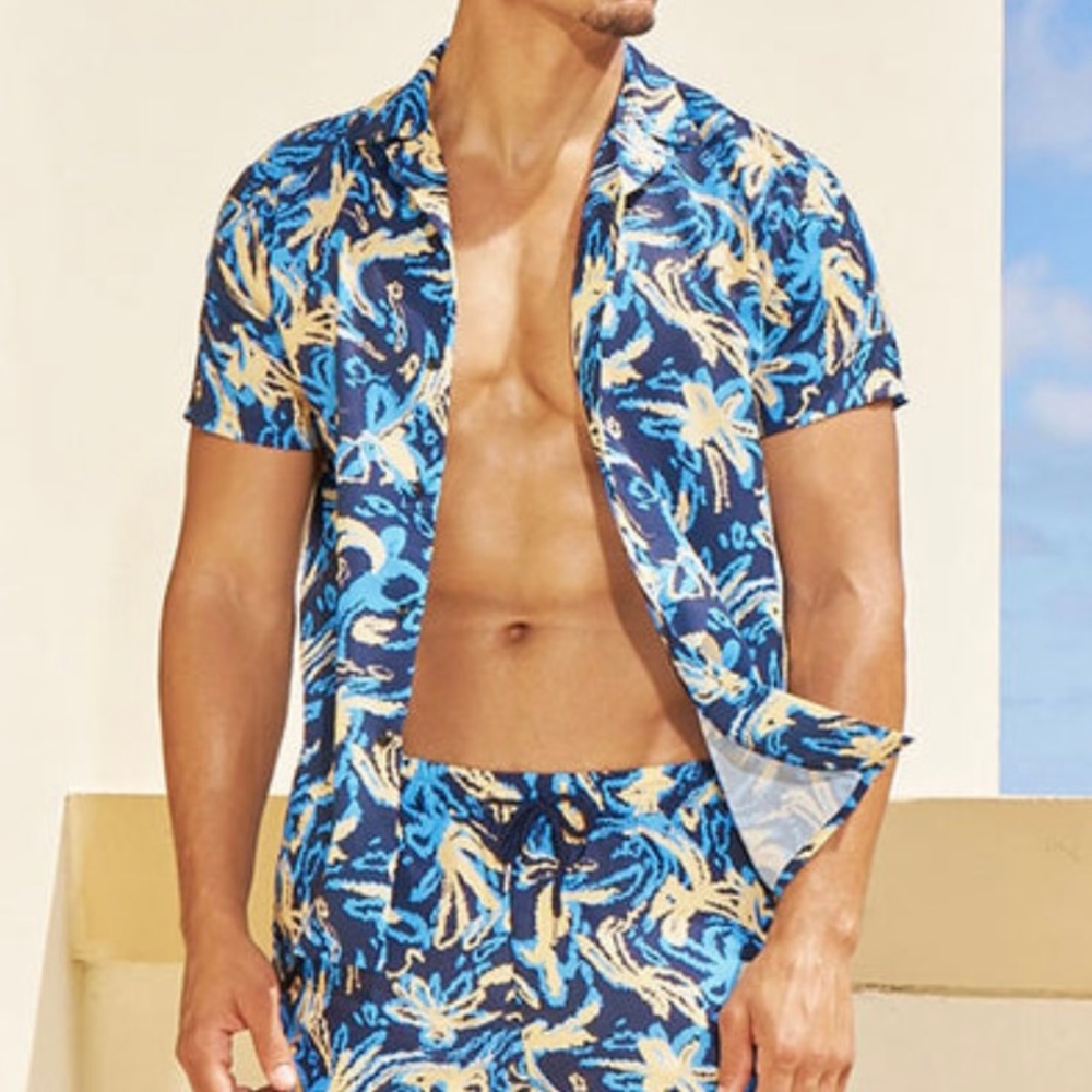 NWT men swim shirt only